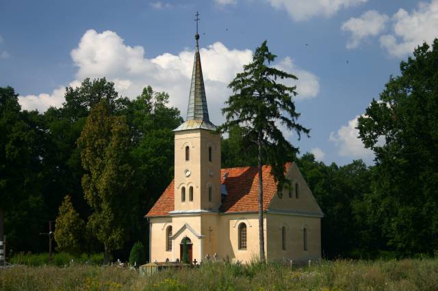 Kościół filialny pw. św. Jana Chrzciciela w Stróży, gm.Mietków