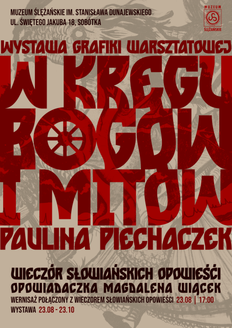 Wystawa grafiki warsztatowej „W kręgu bogów i mitów” i „Wieczór słowiańskich opowieści”