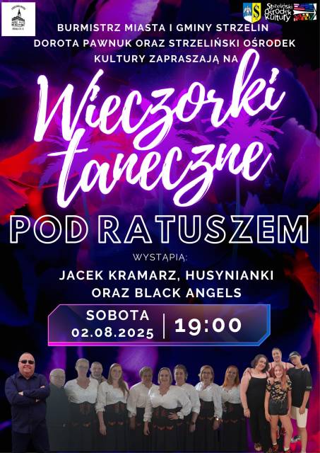 Taneczne wieczorki pod Ratuszem w Strzelinie 