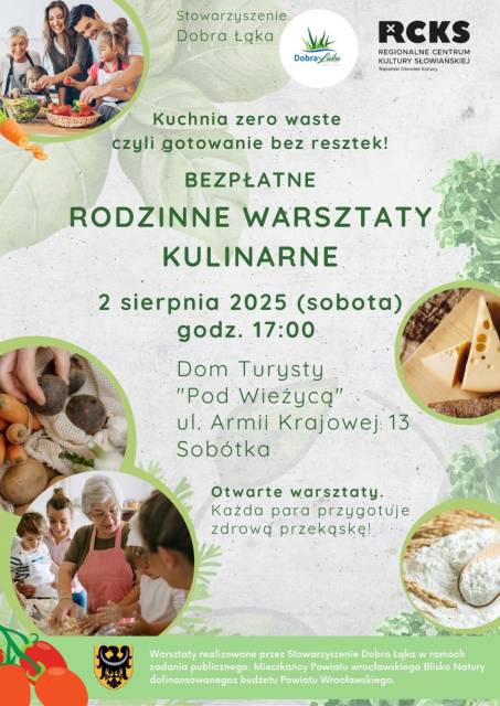 Rodzinne Warsztaty Kulinarne w Domu Turysty Pod Wieżycą