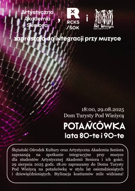 Integracja przy muzyce lat 80. i 90. Dom Turysty Pod Wieżycą