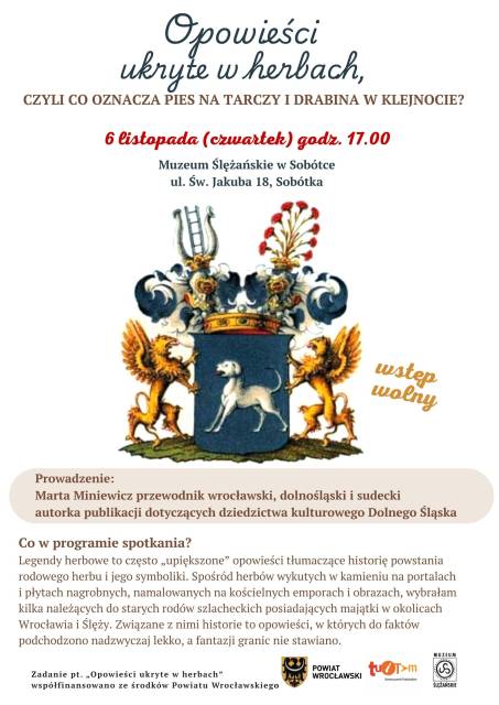 „Opowieści ukryte w herbach” – spotkanie historyczne z Martą Miniewicz