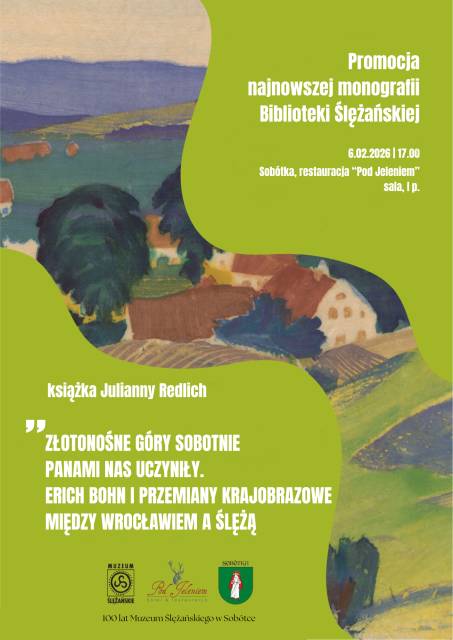 ”Złotonośne Góry Sobotnie Panami nas uczyniły". Promocja nowej książki o Erichu Bohnie Julianny Redlich