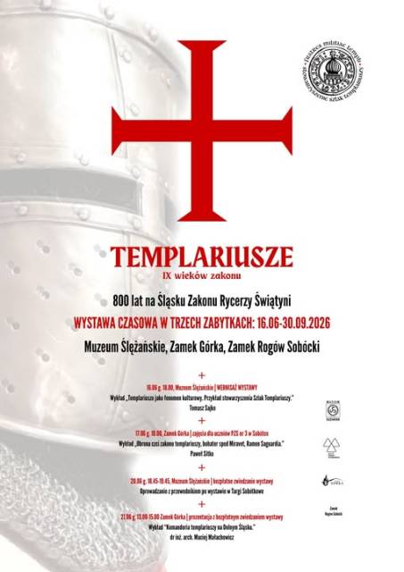 Templariusze. 800 lat na Śląsku Zakonu Rycerzy Świątyni - wernisaż wystawy czasowej