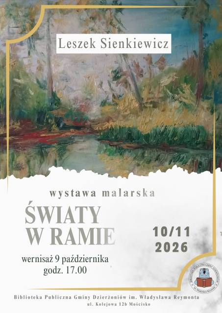 Wernisaż wystawy Leszka Sienkiewicza "Światy w ramie"